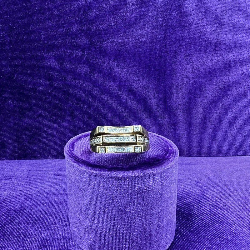 YELLOW GOLD 3 TIER RING
