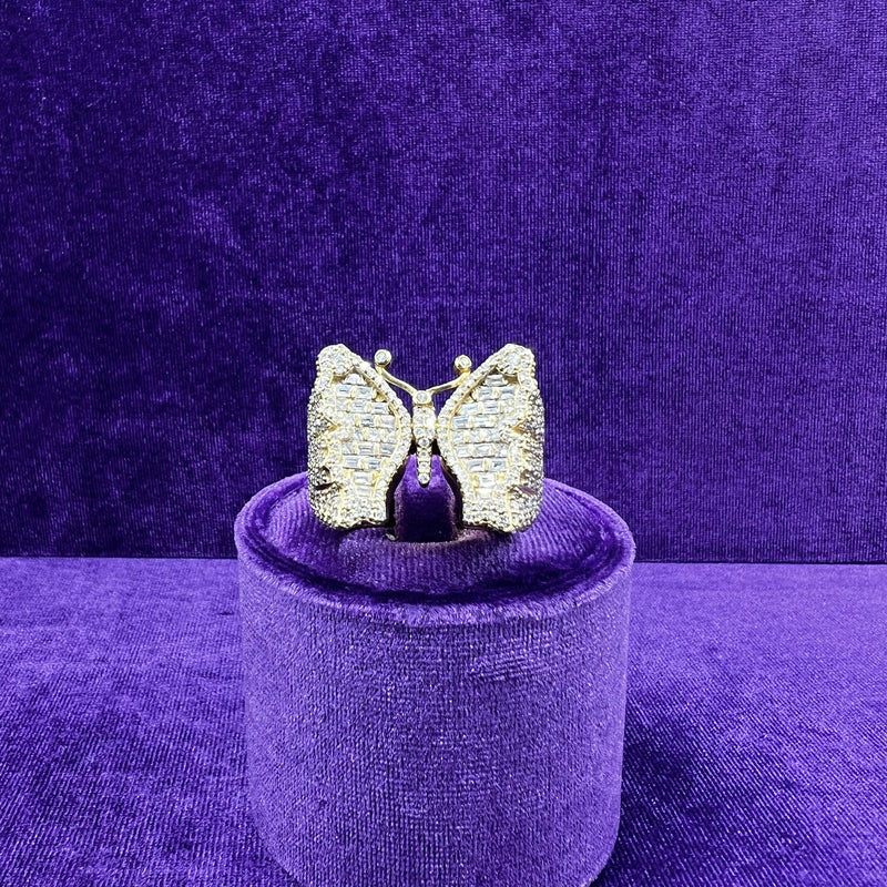 YELLOW GOLD BUTTERFLY RING